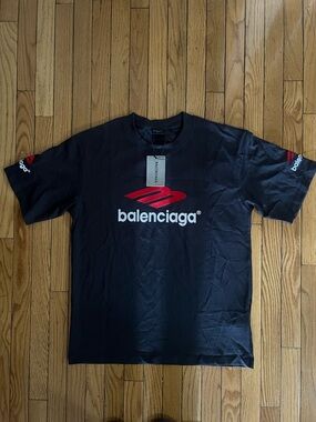 Black Balenciaga 3B Sports t-shirt size: M